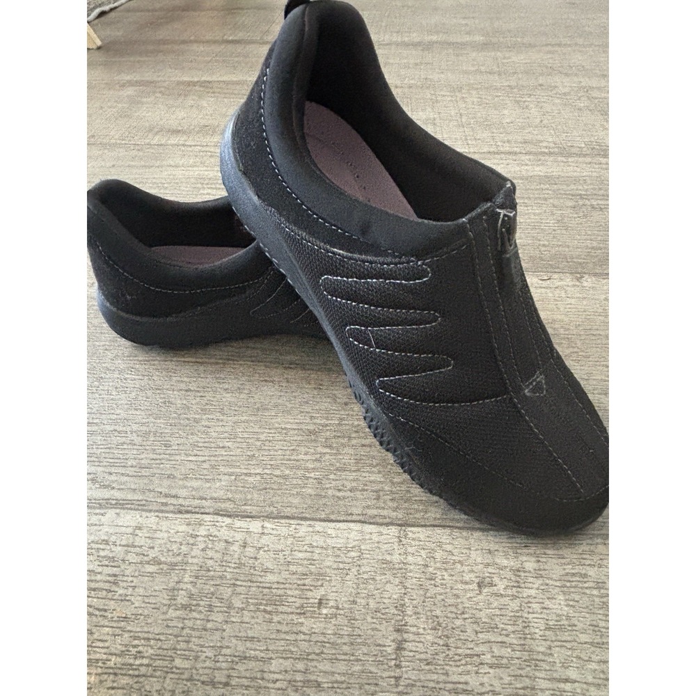Easy Spirit BeStrong2 Women 6.5 M Black Zip Up Comfort Walking Shoes Sneaker - Picture 3 of 6